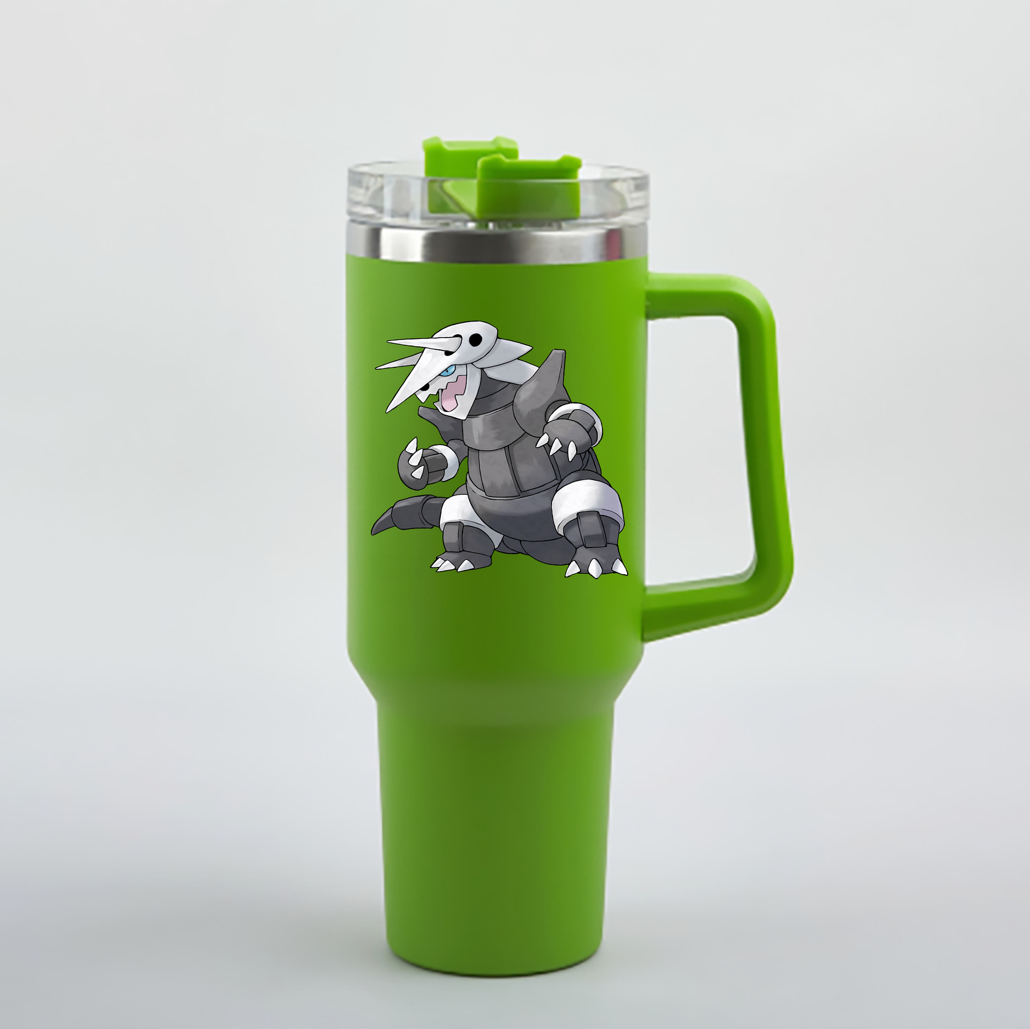 （画像用） ポケットモンスター Pokémon 1200mL車用タンブラー - クリスタルステッカー（プラスチックストロー付き）
